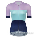 Jersey de manga corta de ciclismo esencial para femeninos